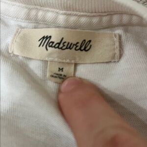 Madewell Cream Crewneck Tee